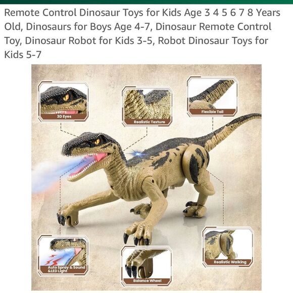 NWT Remote Control Dinosaur Toy - Picture 9 of 9